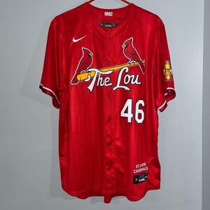 St Louis Cardinals Nike MLB Paul Goldschmidt 2024 City Connect Baseball Jersey